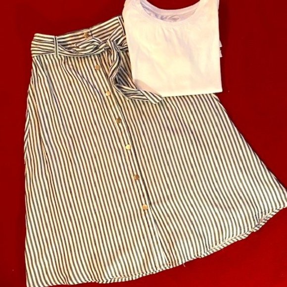 LOFT Dresses & Skirts - Loft High Waisted Tie Skirt - Size 4